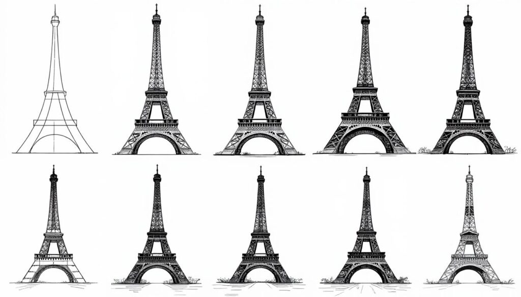 découvrez comment dessiner la tour eiffel facilement grâce à notre guide étape par étape, idéal pour débutants et passionnés d'art.