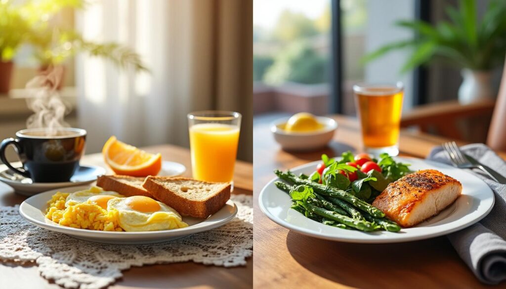 découvrez les différences principales entre le petit déjeuner et le déjeuner, leurs rôles essentiels dans la journée et comment bien les équilibrer pour une alimentation saine.