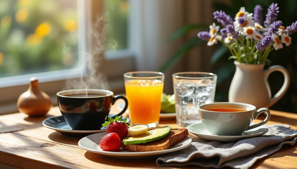 découvrez quelles boissons privilégier le matin pour bien démarrer votre journée et profiter d'un petit déjeuner équilibré et énergisant.