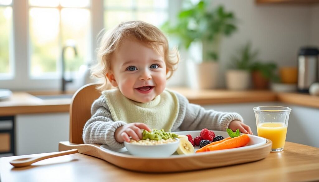 découvrez des idées de petits déjeuners sains et adaptés pour bébé d'un an afin de bien démarrer sa journée avec énergie et nutrition.