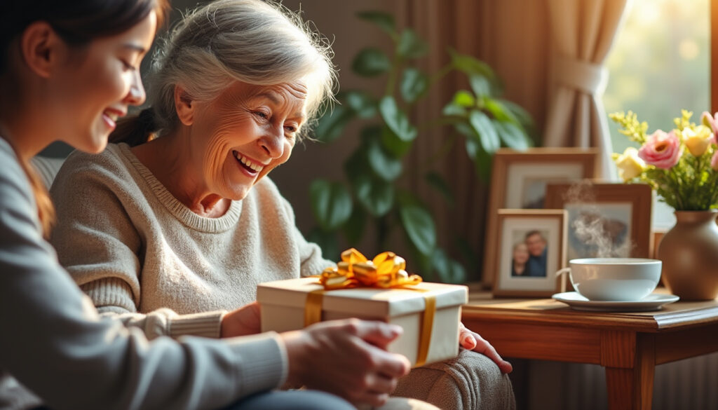 découvrez comment choisir l'idée cadeau parfaite pour votre grand-mère et offrez-lui un présent qui touchera vraiment son cœur.