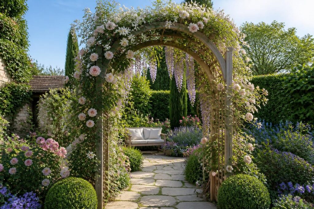 découvrez des idées déco et inspirations pour sublimer votre extérieur avec une arche de jardin élégante et originale.