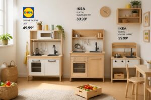 découvrez notre sélection de cuisines pour enfants en bois, avec des modèles abordables disponibles chez lidl et ikea, alliant qualité et design ludique pour stimuler la créativité de vos petits.