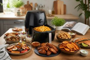 découvrez 80 recettes délicieuses et variées à réaliser avec votre friteuse à air chaud, disponibles en pdf pour transformer vos repas et surprendre vos papilles.