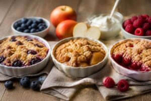 découvrez nos recettes de crumble myrtille, classiques et faciles, ainsi que des variantes gourmandes aux pommes ou aux framboises pour toutes les envies.