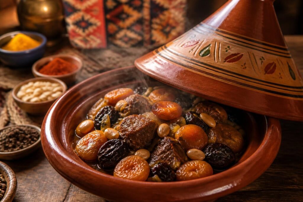 découvrez nos recettes authentiques de tajines salé-sucré marocains, alliant saveurs épicées et douceur pour un délicieux voyage culinaire.