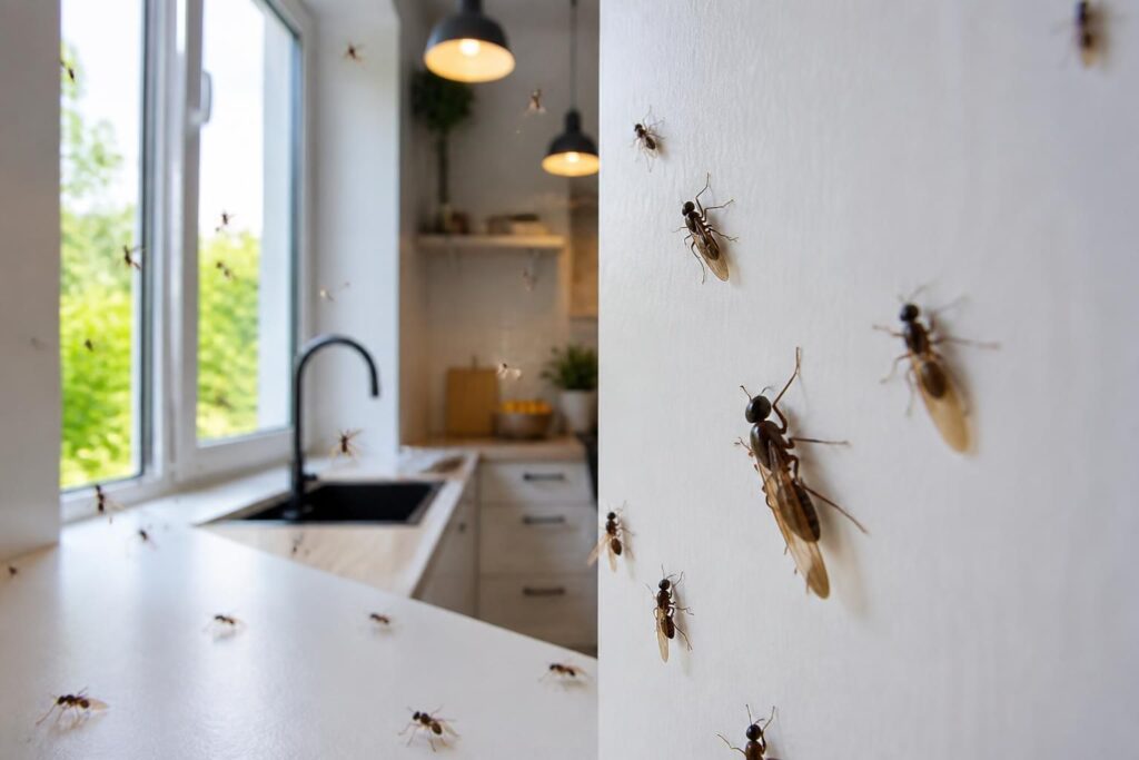 découvrez la signification de la présence de fourmis ailées dans votre maison et apprenez les solutions efficaces pour s'en débarrasser durablement.