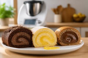 découvrez nos recettes faciles et délicieuses de gâteau roulé au thermomix, aux saveurs chocolat, citron et nutella pour régaler toute la famille.