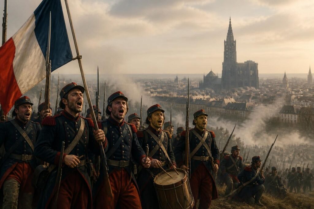 découvrez l'origine militaire et les paroles de la strasbourgeoise, un hymne emblématique au riche passé historique.