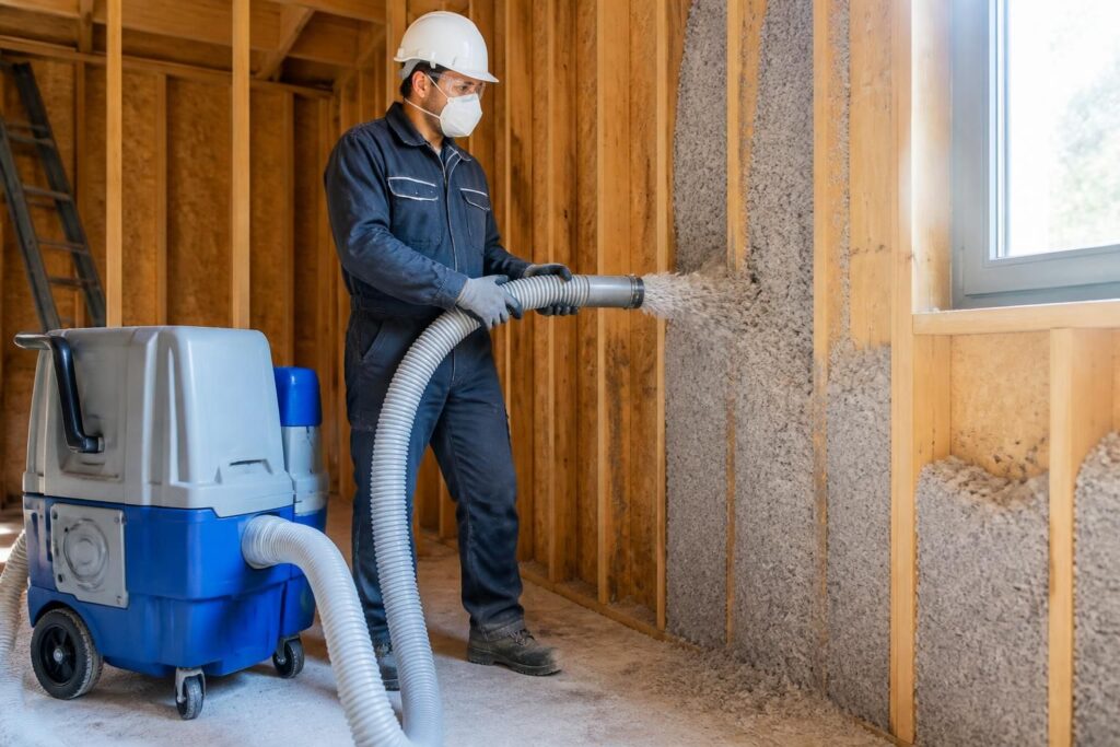 découvrez comment utiliser une machine pour appliquer la ouate de cellulose et améliorer l'isolation de votre maison de manière efficace et écologique.