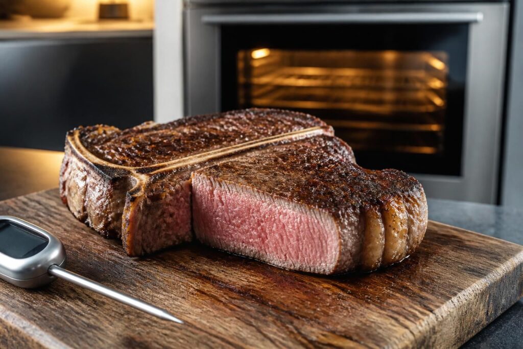 découvrez le temps de cuisson idéal du t bone au four pour obtenir une viande tendre et savoureuse à chaque cuisson. astuces et conseils pour un résultat parfait.