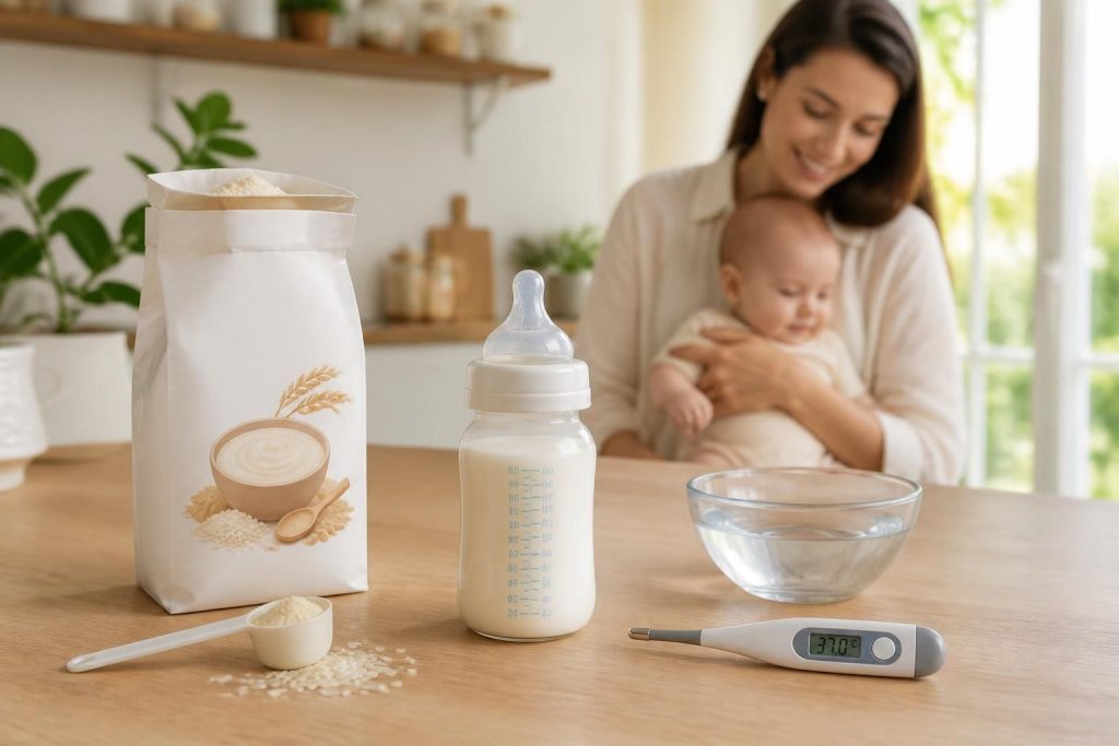 découvrez comment choisir le lait de riz adapté pour le 1er âge de bébé et obtenez des conseils pratiques pour une utilisation sûre et bénéfique.