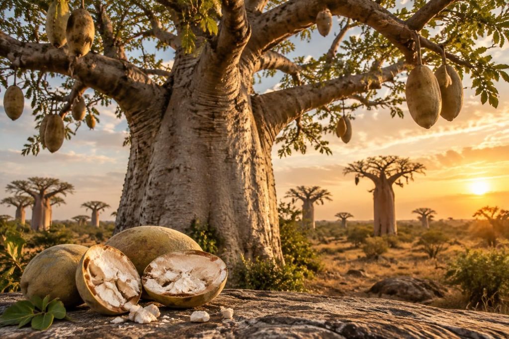 découvrez le baobab, arbre emblématique d’afrique : ses caractéristiques, les bienfaits de son fruit et ses usages traditionnels.