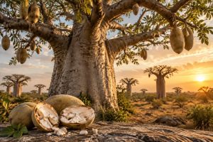 découvrez le baobab, arbre emblématique d’afrique : ses caractéristiques, les bienfaits de son fruit et ses usages traditionnels.